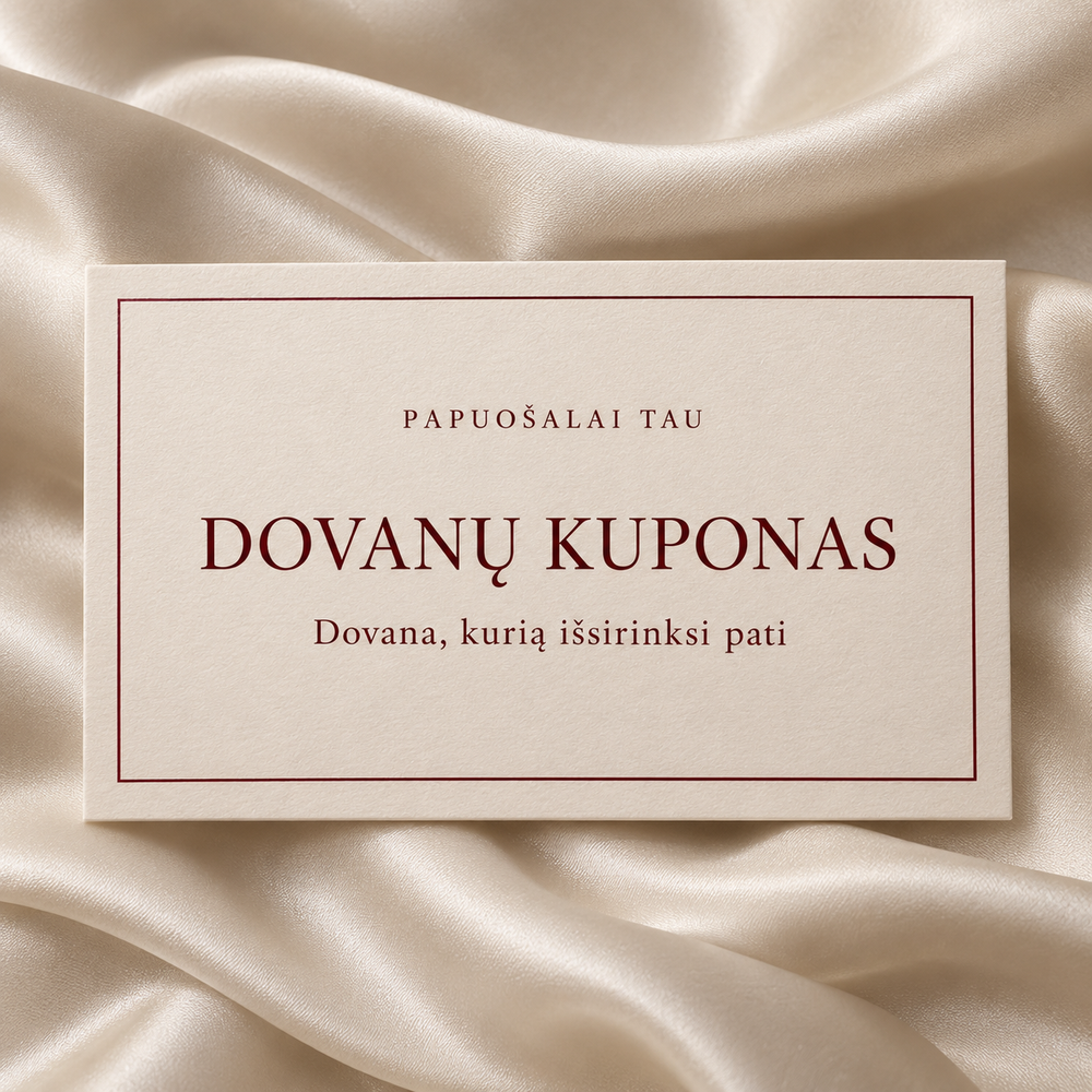 Papuošalai Tau elektroninis dovanų kuponas